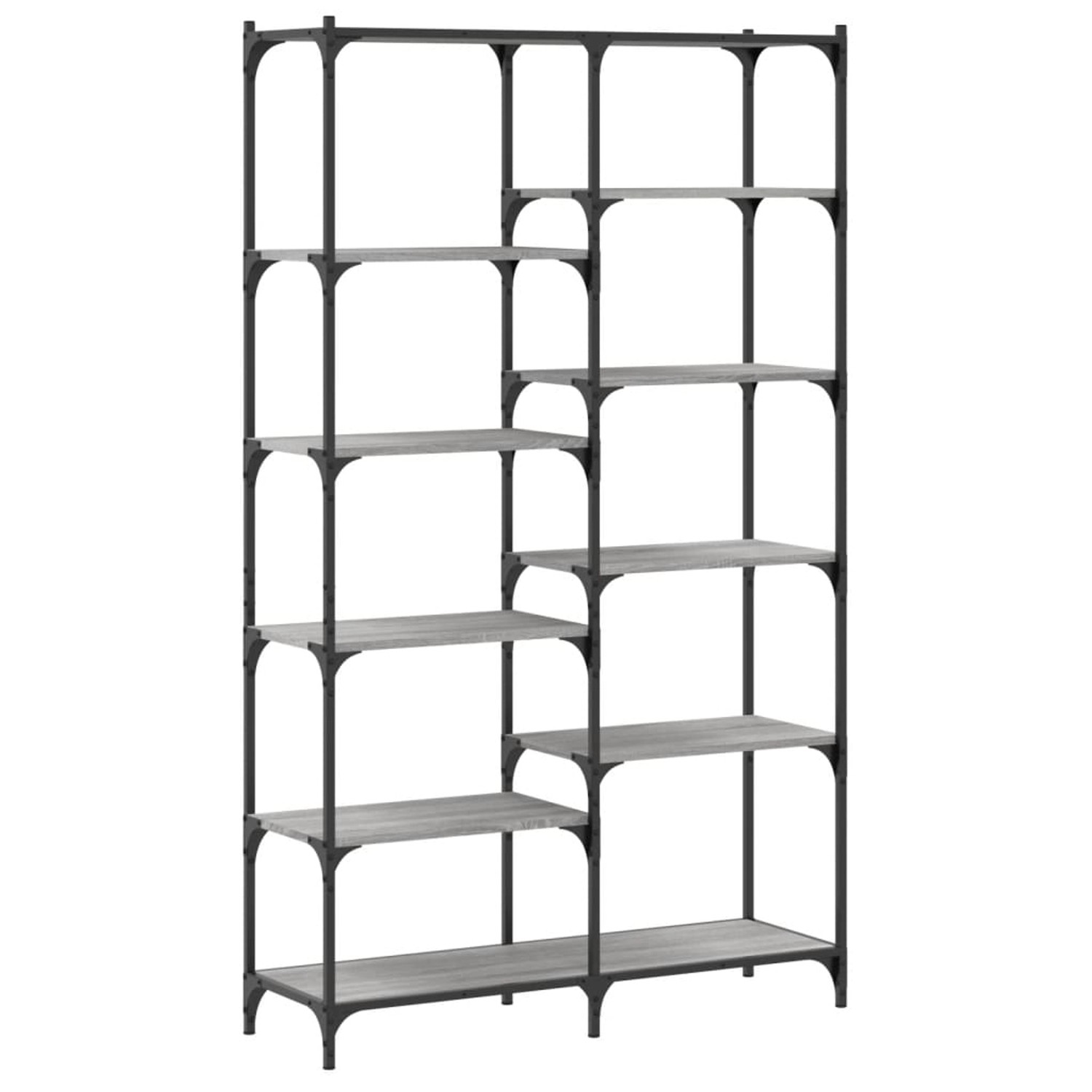 VidaXL Bücherregal Grau Sonoma 100x32x170 cm Holzwerkstoff und Eisen VidaXL Bücherregal Grau Sonoma 100x32x170 cm Holzwerkstoff und Eisen von VIDAXL