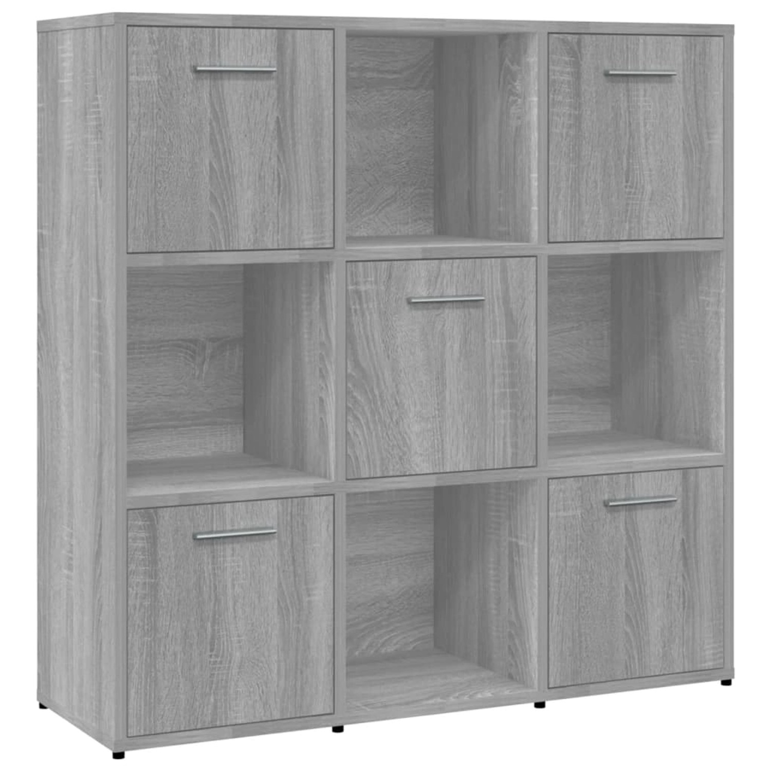 VidaXL Bücherregal Grau Sonoma 90x30x90 cm Holzwerkstoff VidaXL Bücherregal Grau Sonoma 90x30x90 cm Holzwerkstoff von VIDAXL