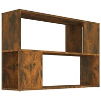 Bonnevie - Bücherregal,Standregal Räuchereiche 100x24x63 cm Holzwerkstoff vidaXL von BONNEVIE