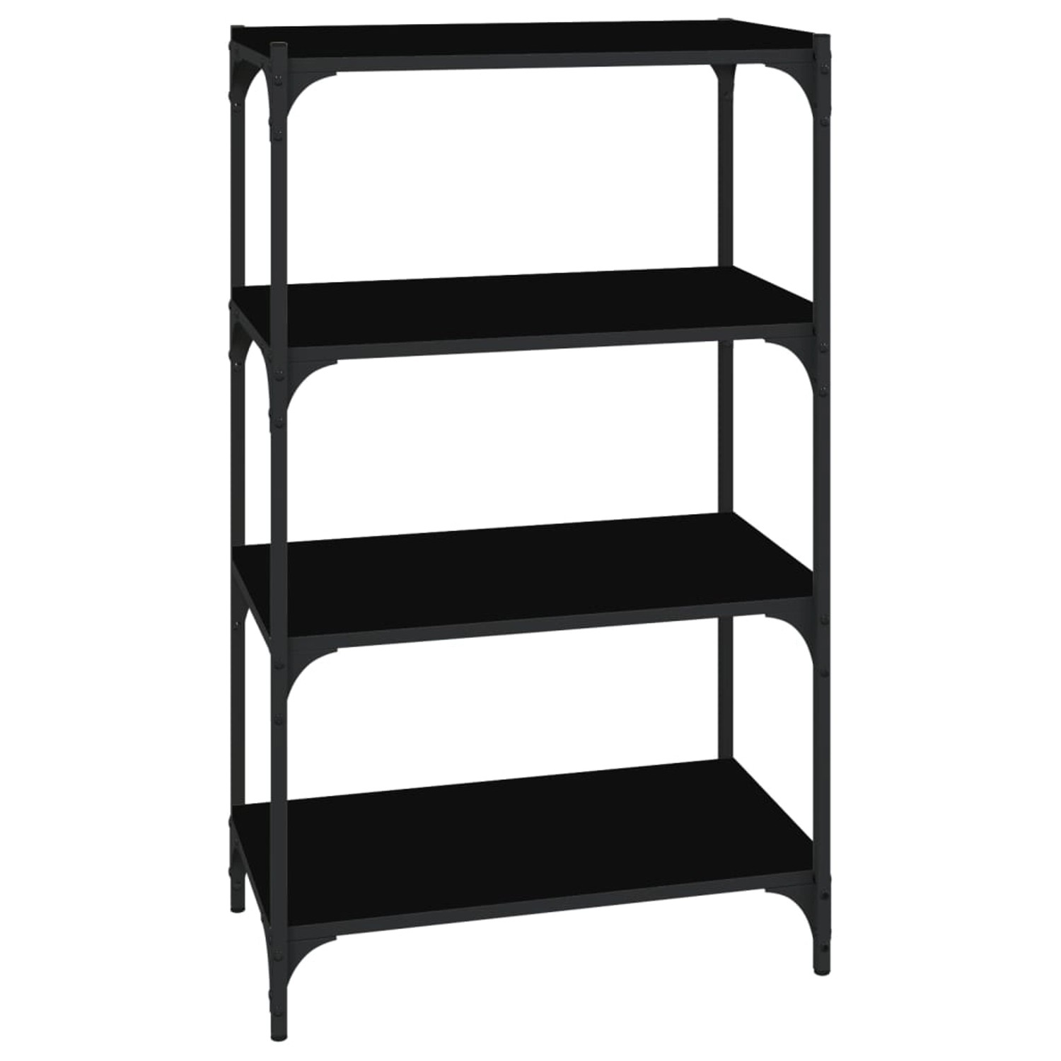VidaXL Bücherregal Schwarz 60x33x100 cm Holzwerkstoff und Stahl VidaXL Bücherregal Schwarz 60x33x100 cm Holzwerkstoff und Stahl von VIDAXL
