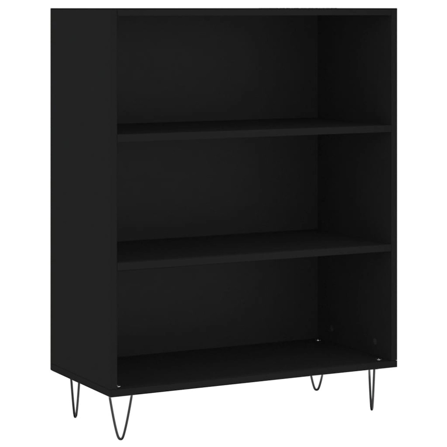 VidaXL Bücherregal Schwarz 69,5x32,5x90 cm Holzwerkstoff Metall VidaXL Bücherregal Schwarz 69,5x32,5x90 cm Holzwerkstoff Metall von VIDAXL