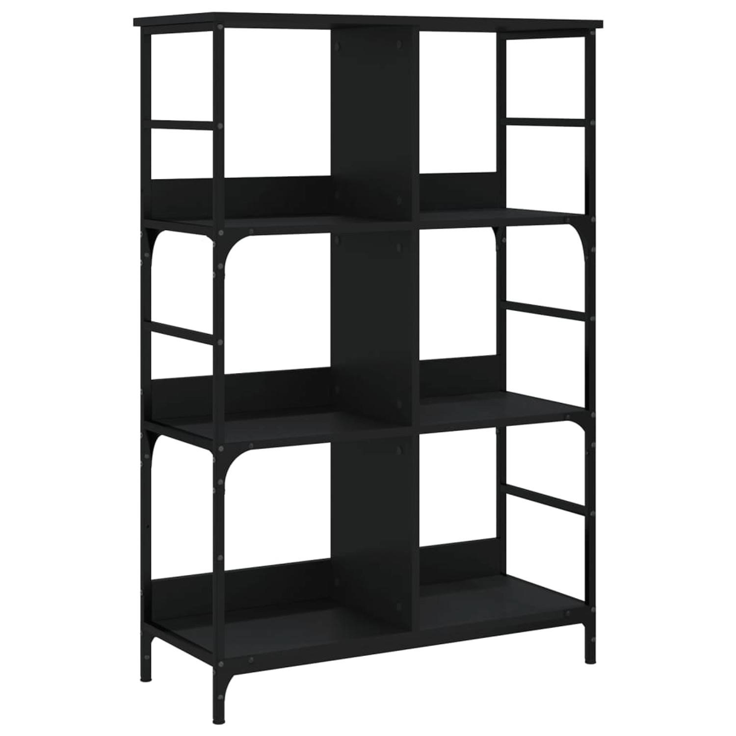 VidaXL Bücherregal Schwarz 78,5x33x117,5 cm Holzwerkstoff VidaXL Bücherregal Schwarz 78,5x33x117,5 cm Holzwerkstoff von VIDAXL