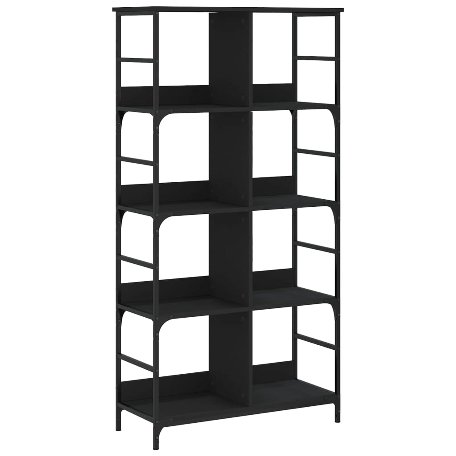 VidaXL Bücherregal Schwarz 78,5x33x153 cm Holzwerkstoff VidaXL Bücherregal Schwarz 78,5x33x153 cm Holzwerkstoff von VIDAXL