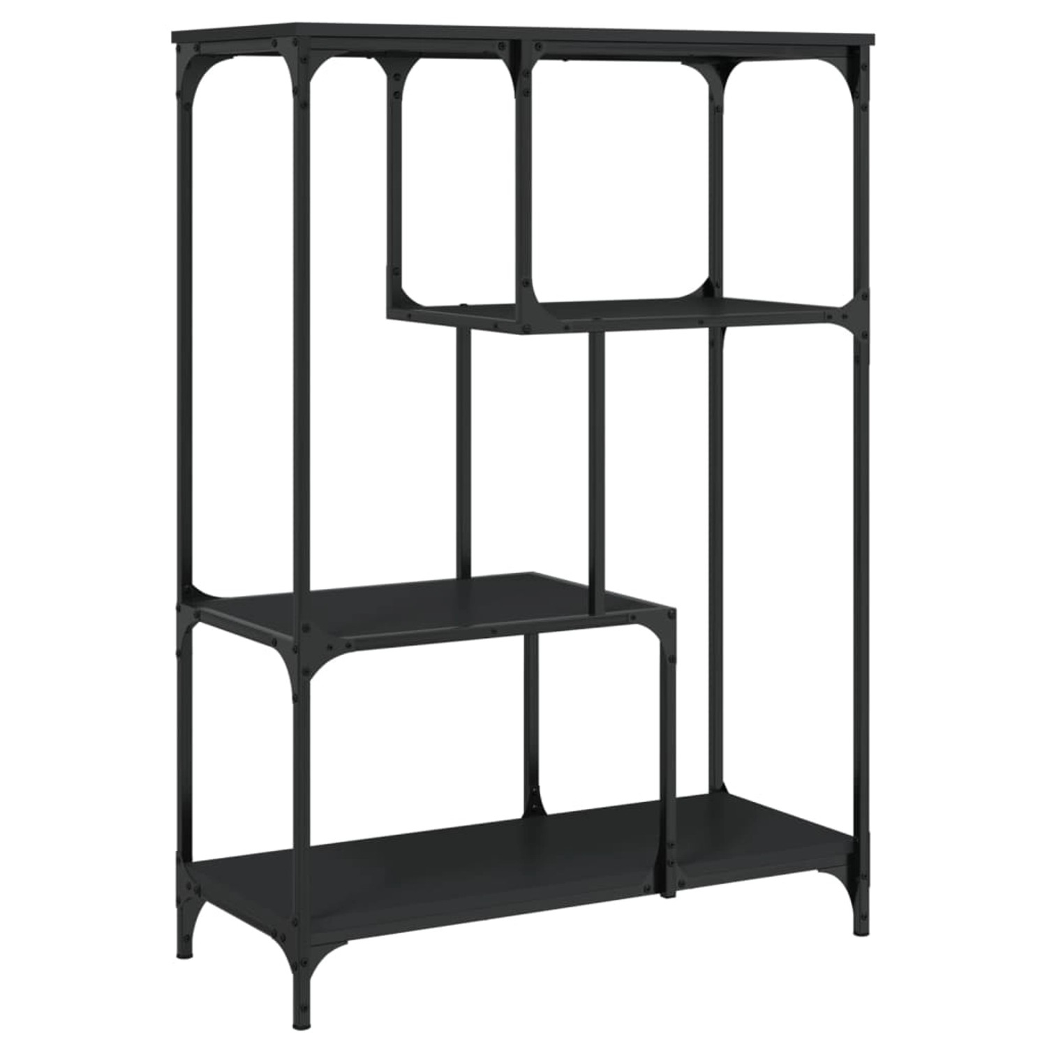 VidaXL Bücherregal Schwarz 81x36x115 cm Holzwerkstoff und Stahl VidaXL Bücherregal Schwarz 81x36x115 cm Holzwerkstoff und Stahl von VIDAXL