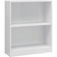 Bonnevie - Bücherregal,Standregal Hochglanz-Weiß 60x24x74,5 cm Holzwerkstoff vidaXL von BONNEVIE