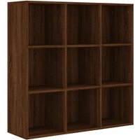 Vidaxl - Bücherschrank Braun Eichen-Optik 98x29x97,5 cm Braun von BONNEVIE