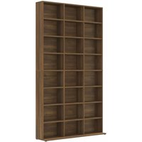 CD-Regal Braun Eichen-Optik 102x23x177,5 cm Holzwerkstoff vidaXL262425 von BONNEVIE