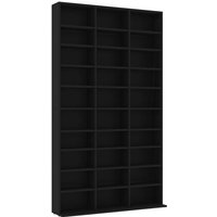 CD-Schrank Schwarz 102x16x177,5 cm Holzwerkstoff vidaXL117954 von BONNEVIE