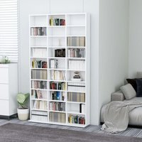 Bonnevie - CD-Schrank Weiß 102x16x177,5 cm Holzwerkstoff vidaXL148399 Bonnevie - CD-Schrank Weiß 102x16x177,5 cm Holzwerkstoff vidaXL148399 von BONNEVIE