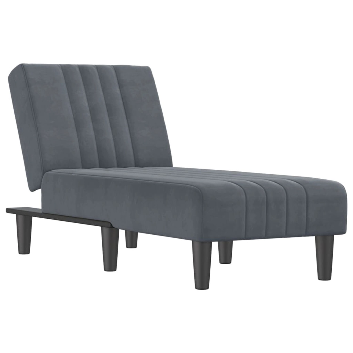 vidaXL Chaiselongue Dunkelgrau Samt Modell 3 vidaXL Chaiselongue Dunkelgrau Samt Modell 3 von VIDAXL