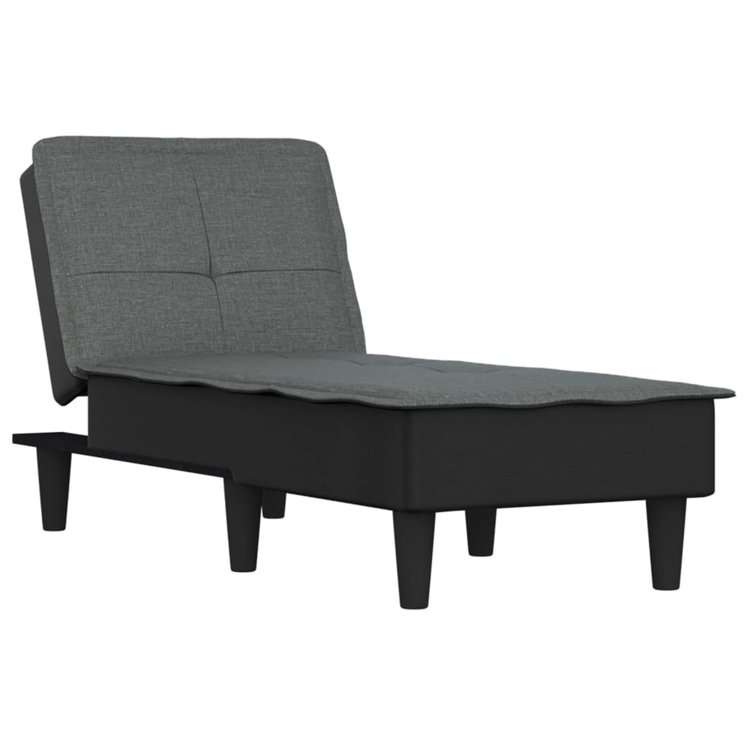 vidaXL Chaiselongue Dunkelgrau Stoff Modell 5 vidaXL Chaiselongue Dunkelgrau Stoff Modell 5 von VIDAXL