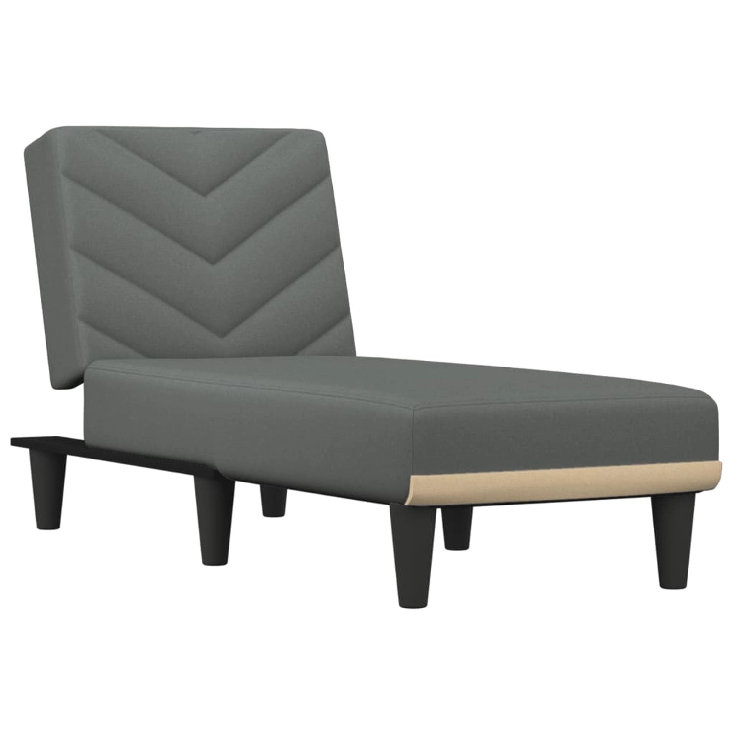 vidaXL Chaiselongue Dunkelgrau Stoff Modell 6 vidaXL Chaiselongue Dunkelgrau Stoff Modell 6 von VIDAXL