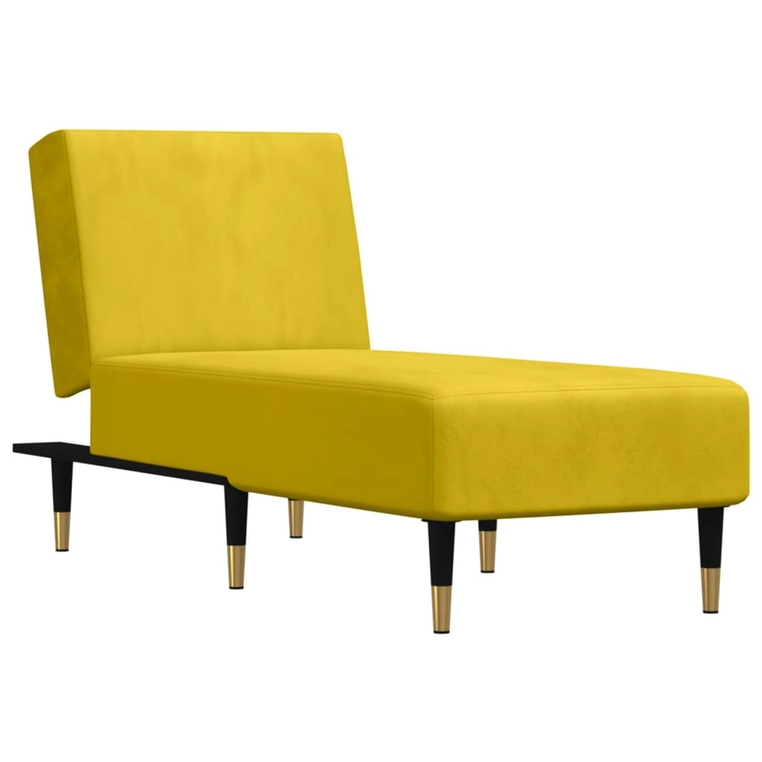 vidaXL Chaiselongue Gelb Samt Modell 2 vidaXL Chaiselongue Gelb Samt Modell 2 von VIDAXL
