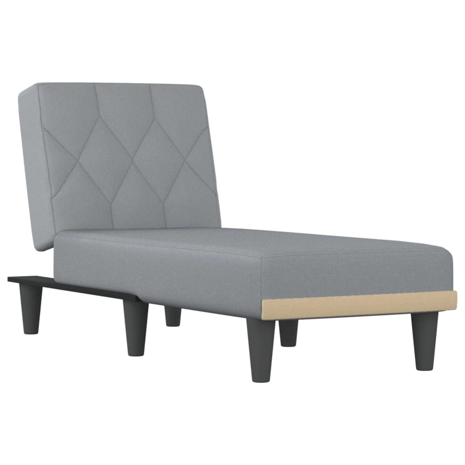 vidaXL Chaiselongue Hellgrau Stoff Modell 8 vidaXL Chaiselongue Hellgrau Stoff Modell 8 von VIDAXL