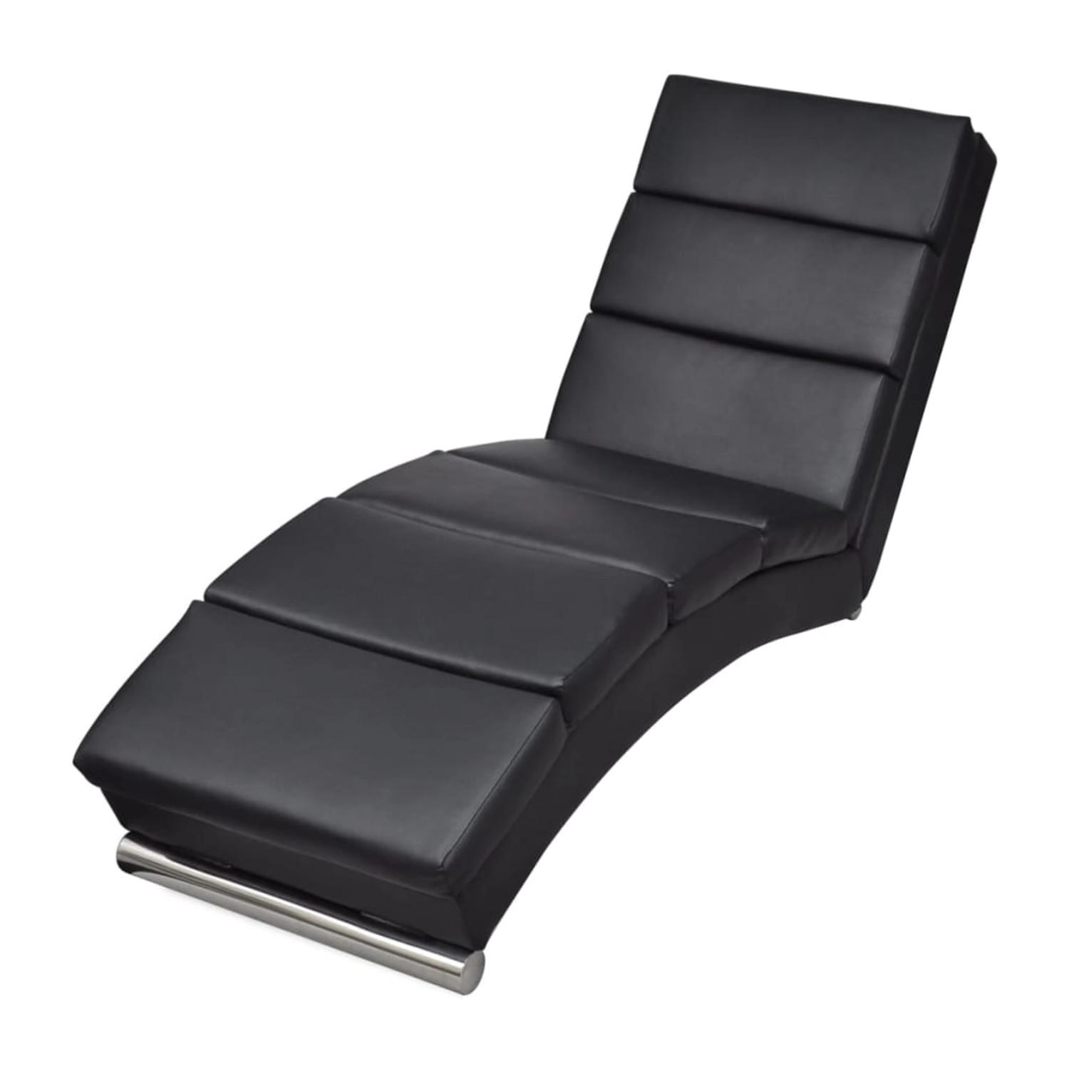 vidaXL Chaiselongue Schwarz Kunstleder Modell 1 vidaXL Chaiselongue Schwarz Kunstleder Modell 1 von VIDAXL