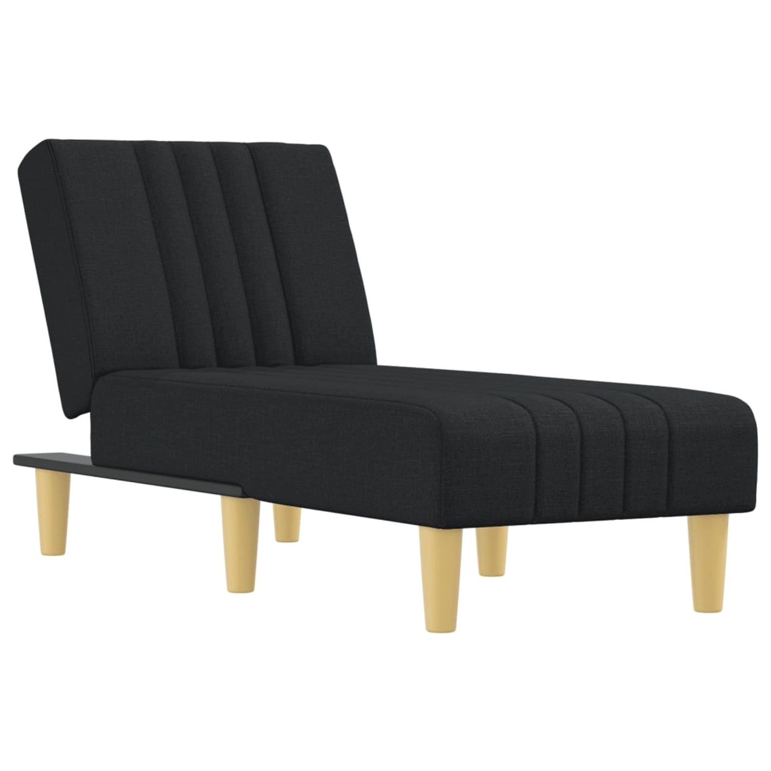 vidaXL Chaiselongue Schwarz Stoff Modell 4 vidaXL Chaiselongue Schwarz Stoff Modell 4 von VIDAXL