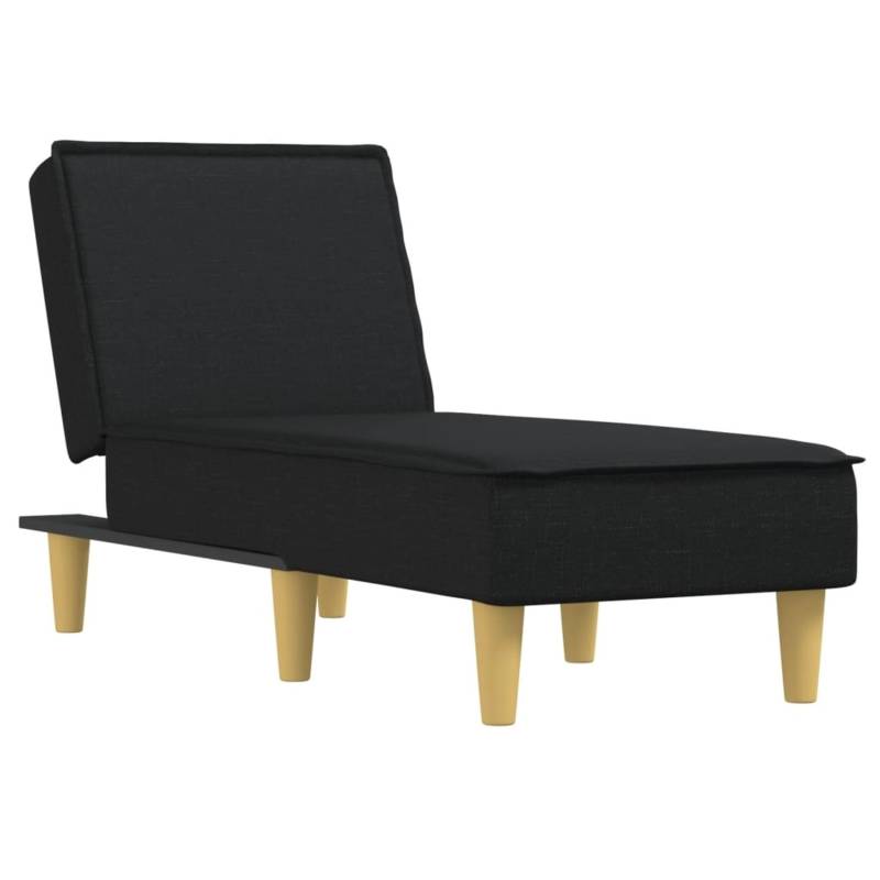 vidaXL Chaiselongue Schwarz Stoff Modell 8 von VIDAXL