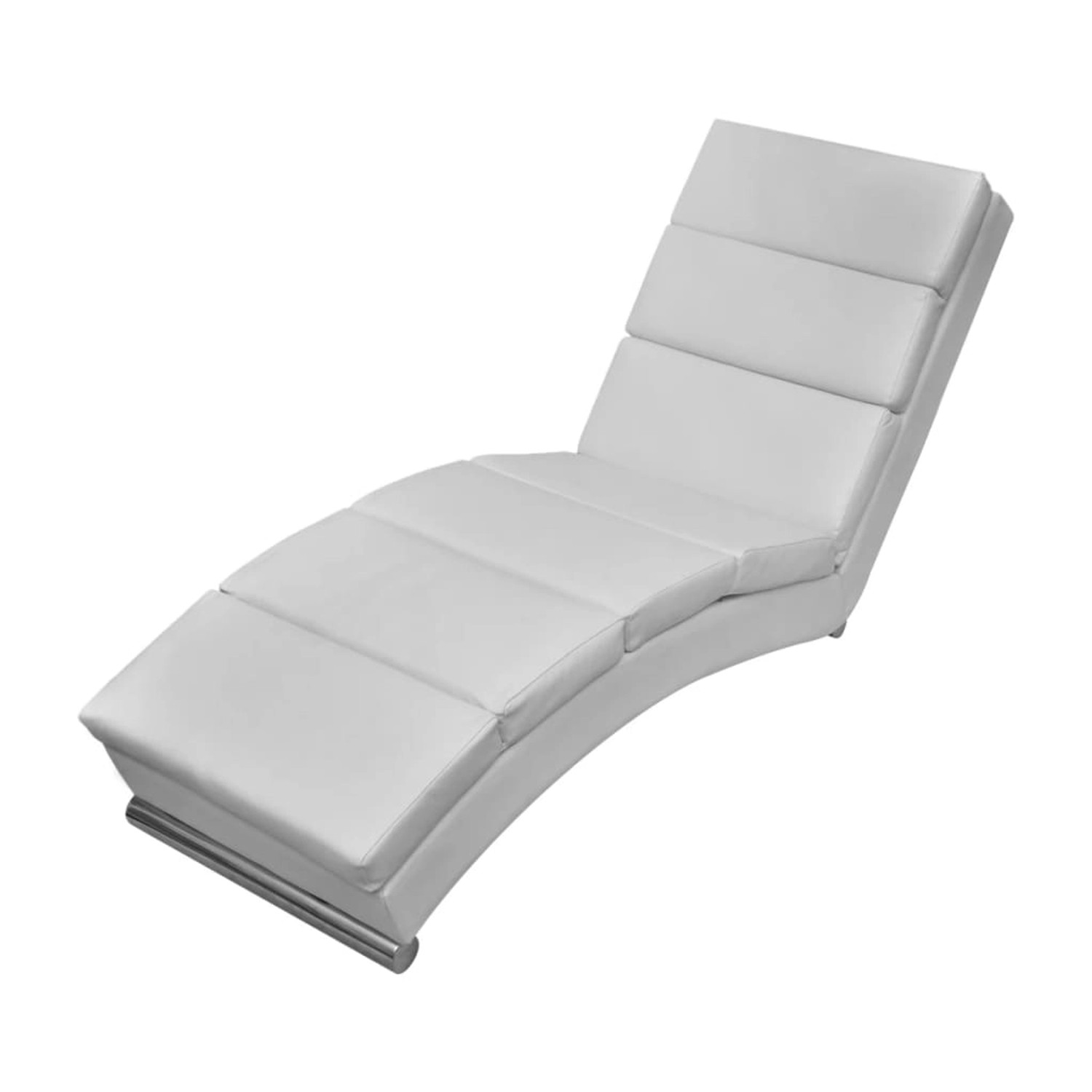 vidaXL Chaiselongue Weiß Kunstleder Modell 1 vidaXL Chaiselongue Weiß Kunstleder Modell 1 von VIDAXL