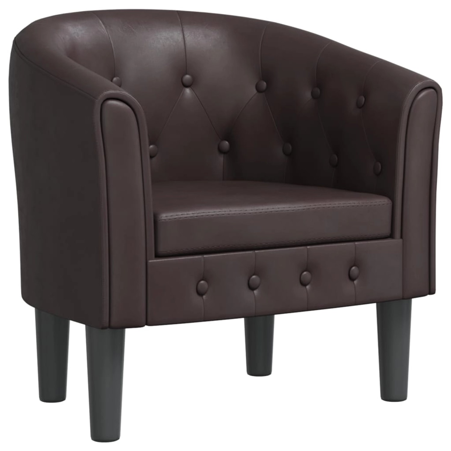 vidaXL Clubsessel Braun Kunstleder Modell 2 vidaXL Clubsessel Braun Kunstleder Modell 2 von VIDAXL