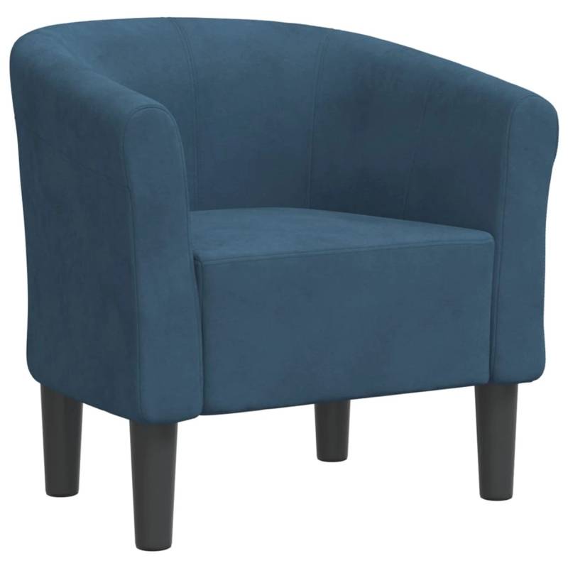 vidaXL Clubsessel Dunkelblau Samt 356445 von VIDAXL