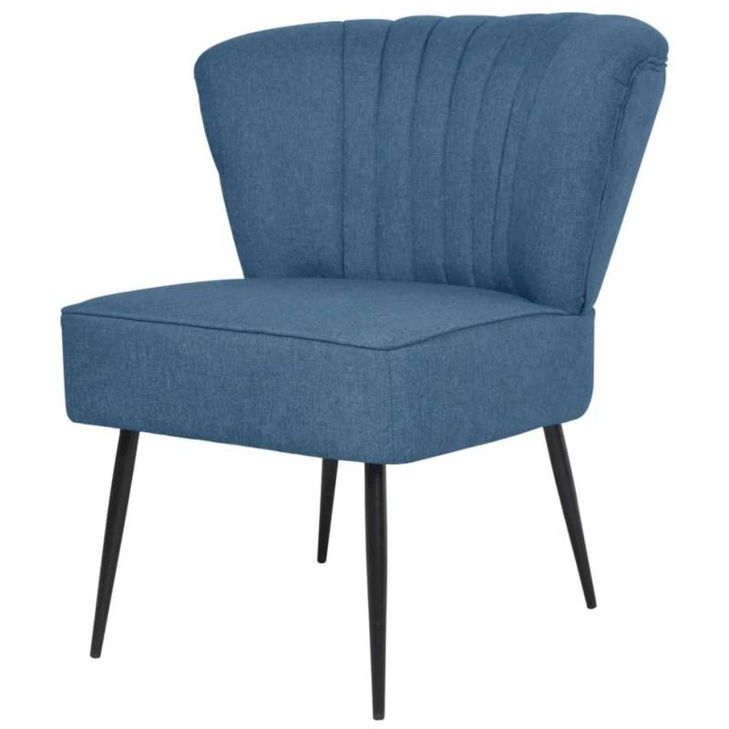 vidaXL Cocktailstuhl Blau Stoff von VIDAXL