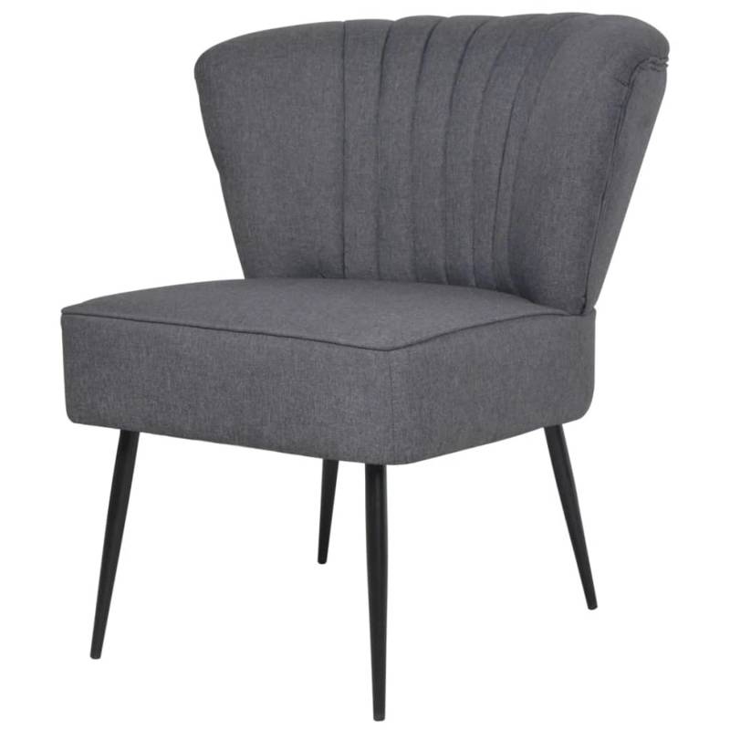 vidaXL Cocktailstuhl Dunkelgrau Stoff von VIDAXL