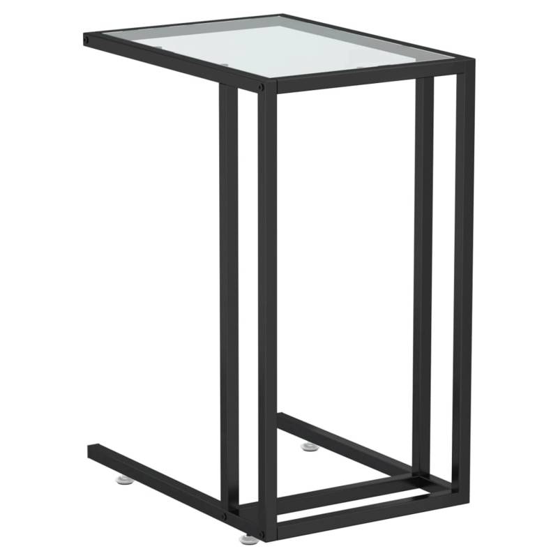 vidaXL Computer-Beistelltisch Transparent 50x35x65 cm Hartglas von VIDAXL