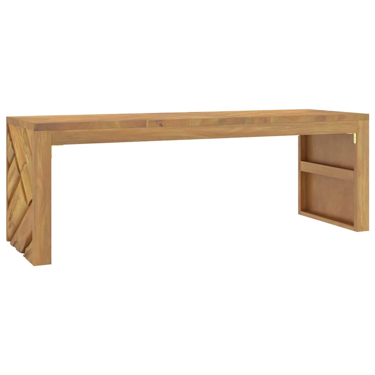 vidaXL Couchtisch 110x35x38 cm Massivholz Teak 4009313 vidaXL Couchtisch 110x35x38 cm Massivholz Teak 4009313 von VIDAXL
