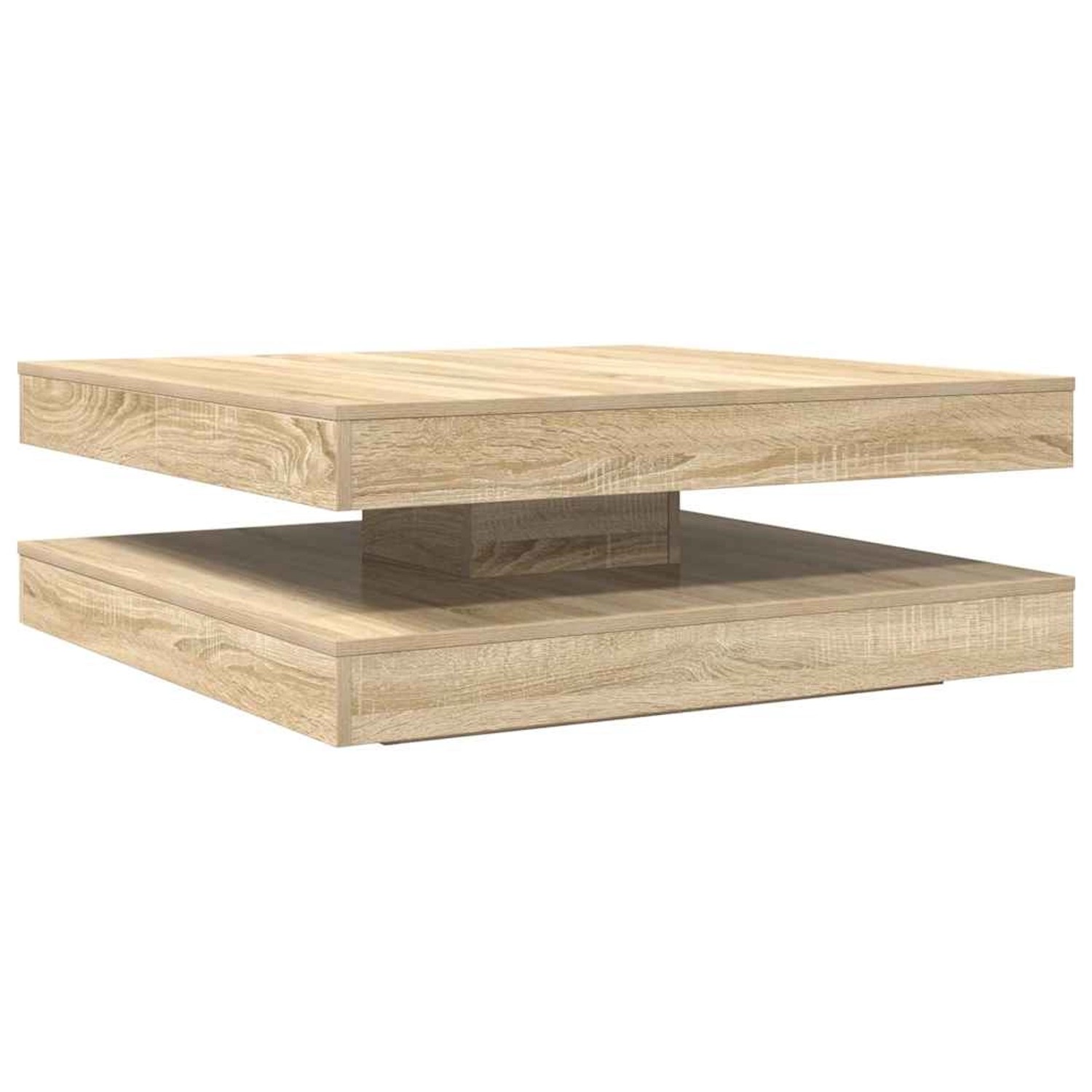 vidaXL Couchtisch 360-Grad Drehbar Sonoma-Eiche 90x90x34,5 cm 3321353 vidaXL Couchtisch 360-Grad Drehbar Sonoma-Eiche 90x90x34,5 cm 3321353 von VIDAXL
