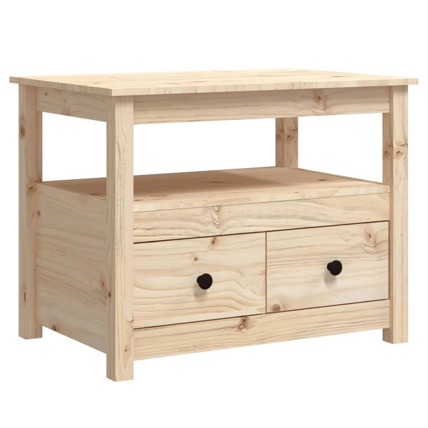 vidaXL Couchtisch 71x49x55 cm Massivholz Kiefer Modell 1 vidaXL Couchtisch 71x49x55 cm Massivholz Kiefer Modell 1 von VIDAXL