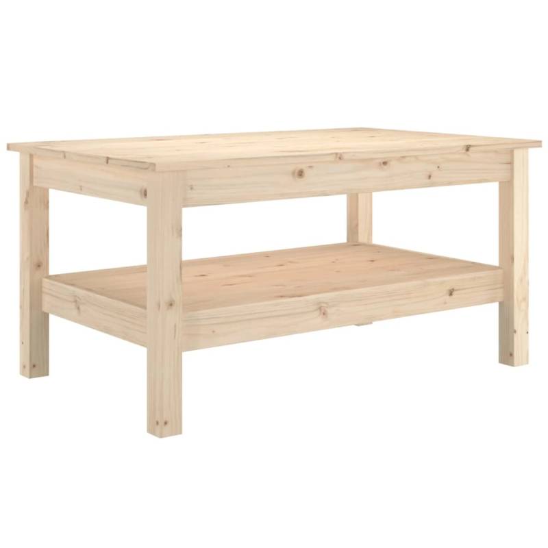 vidaXL Couchtisch 80x50x40 cm Massivholz Kiefer Modell 4 von VIDAXL