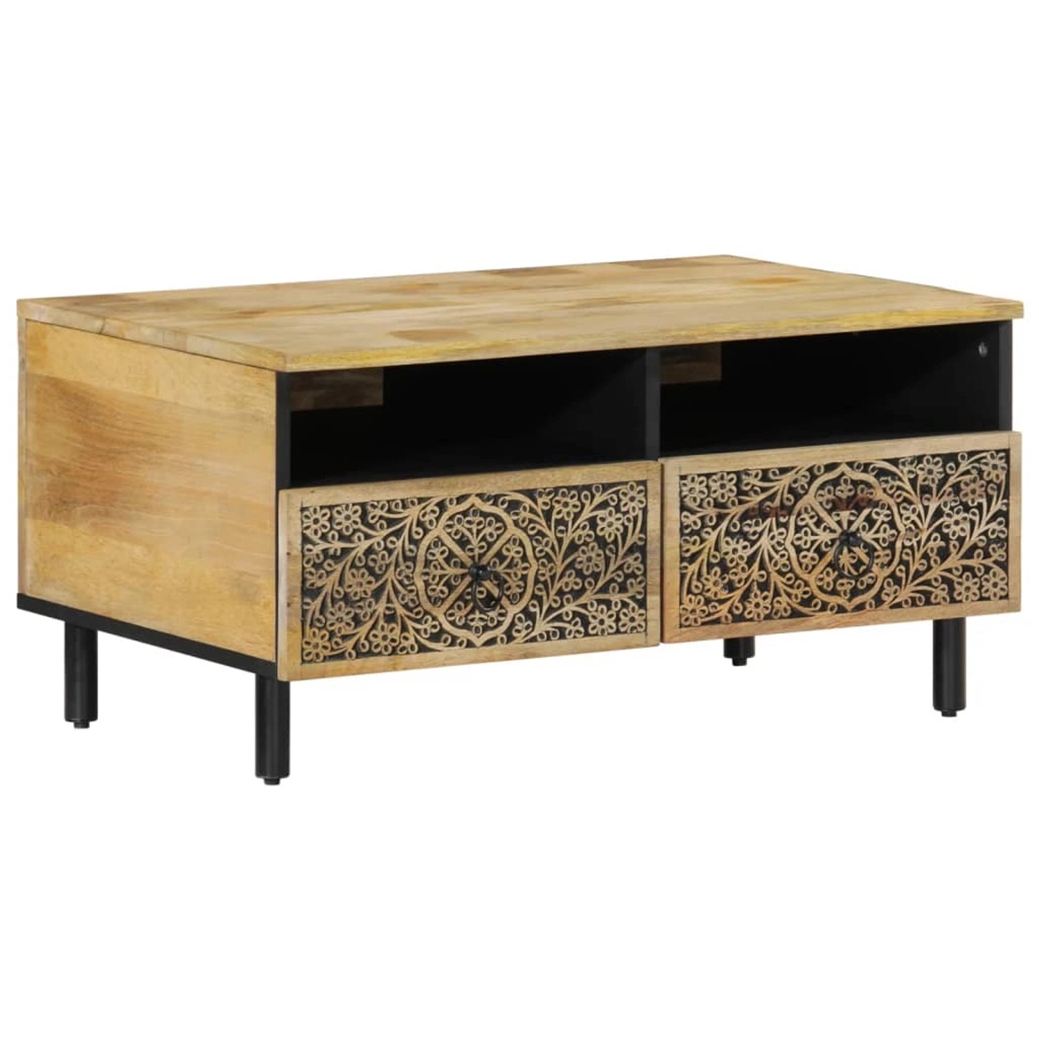 vidaXL Couchtisch 80x54x40 cm Massivholz Mango Modell 2 vidaXL Couchtisch 80x54x40 cm Massivholz Mango Modell 2 von VIDAXL