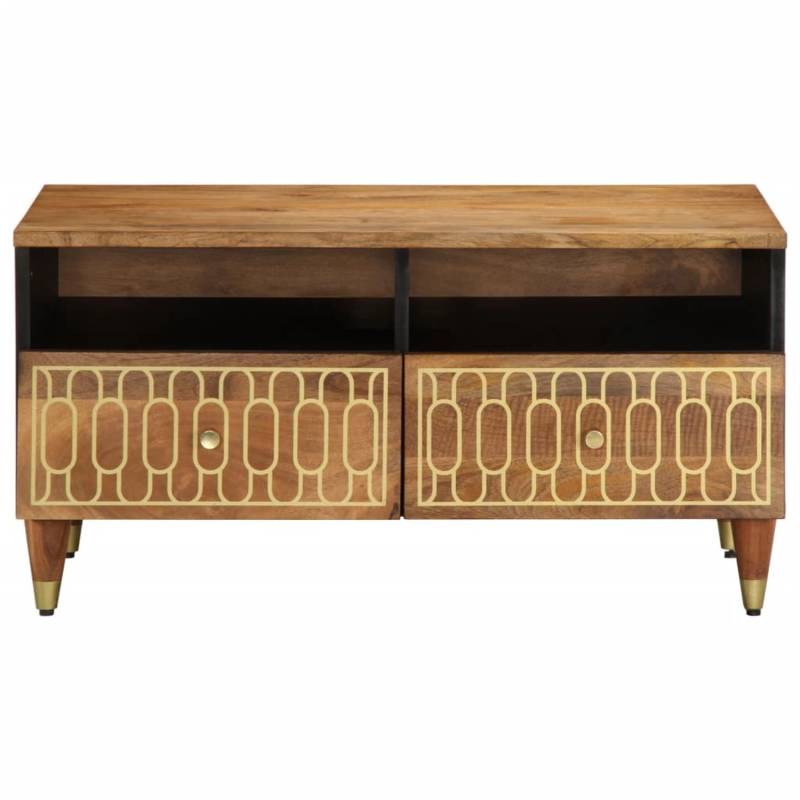 vidaXL Couchtisch 80x54x40 cm Massivholz Mango Modell 3 von VIDAXL