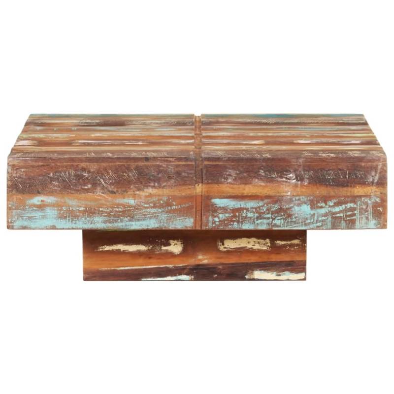 vidaXL Couchtisch 80x80x28 cm Altholz Massiv von VIDAXL