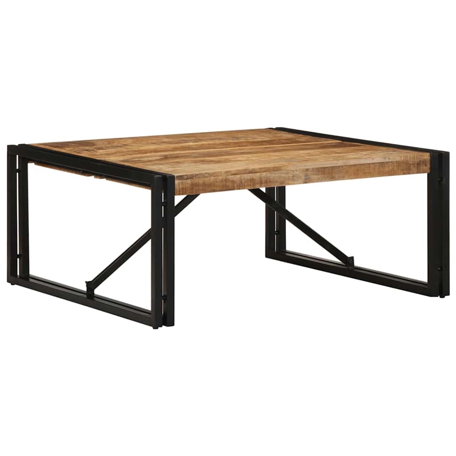 vidaXL Couchtisch 80x80x35 cm Raues Massivholz Mango 4016670 vidaXL Couchtisch 80x80x35 cm Raues Massivholz Mango 4016670 von VIDAXL