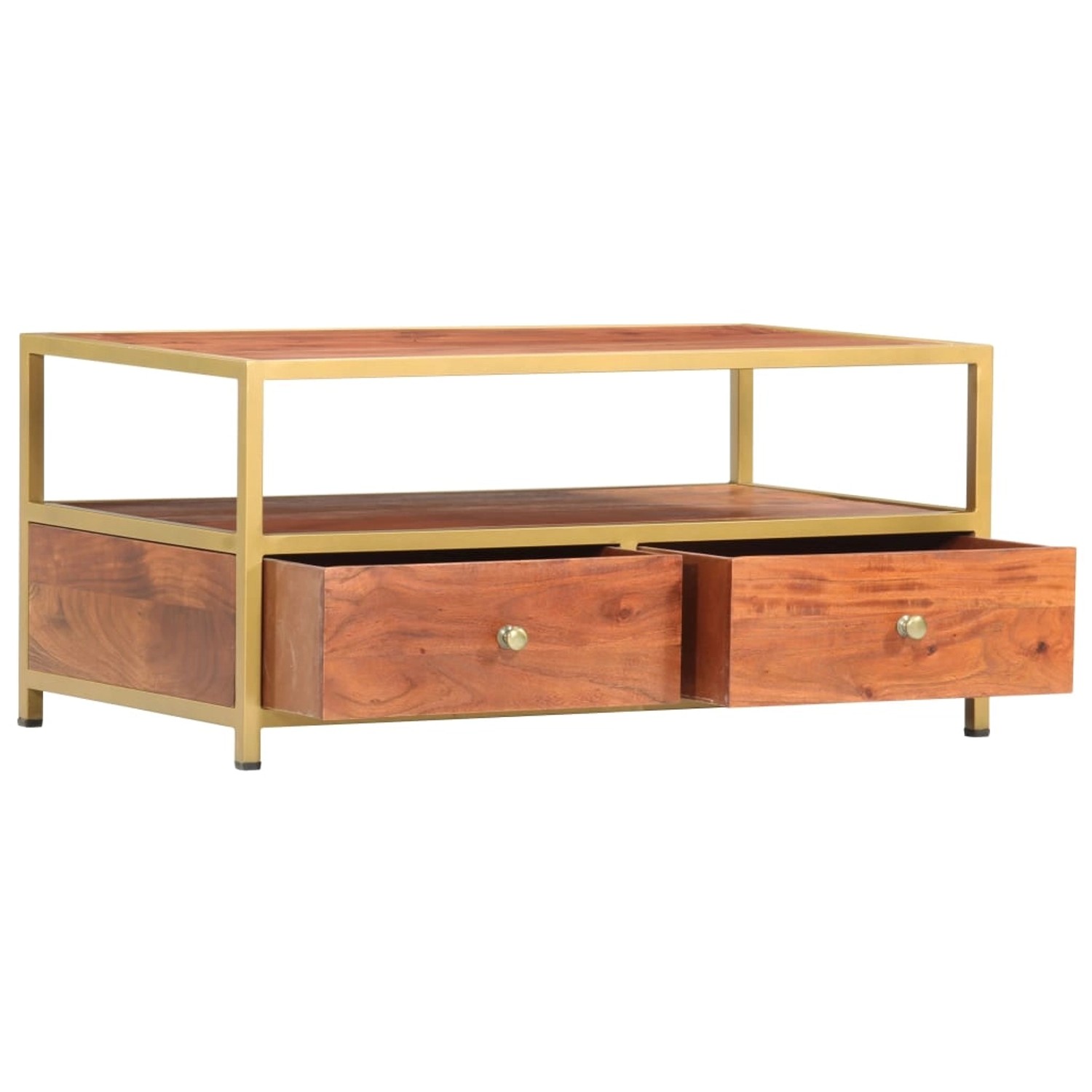 vidaXL Couchtisch 90 x 50 x 40 cm Massivholz Akazie vidaXL Couchtisch 90 x 50 x 40 cm Massivholz Akazie von VIDAXL