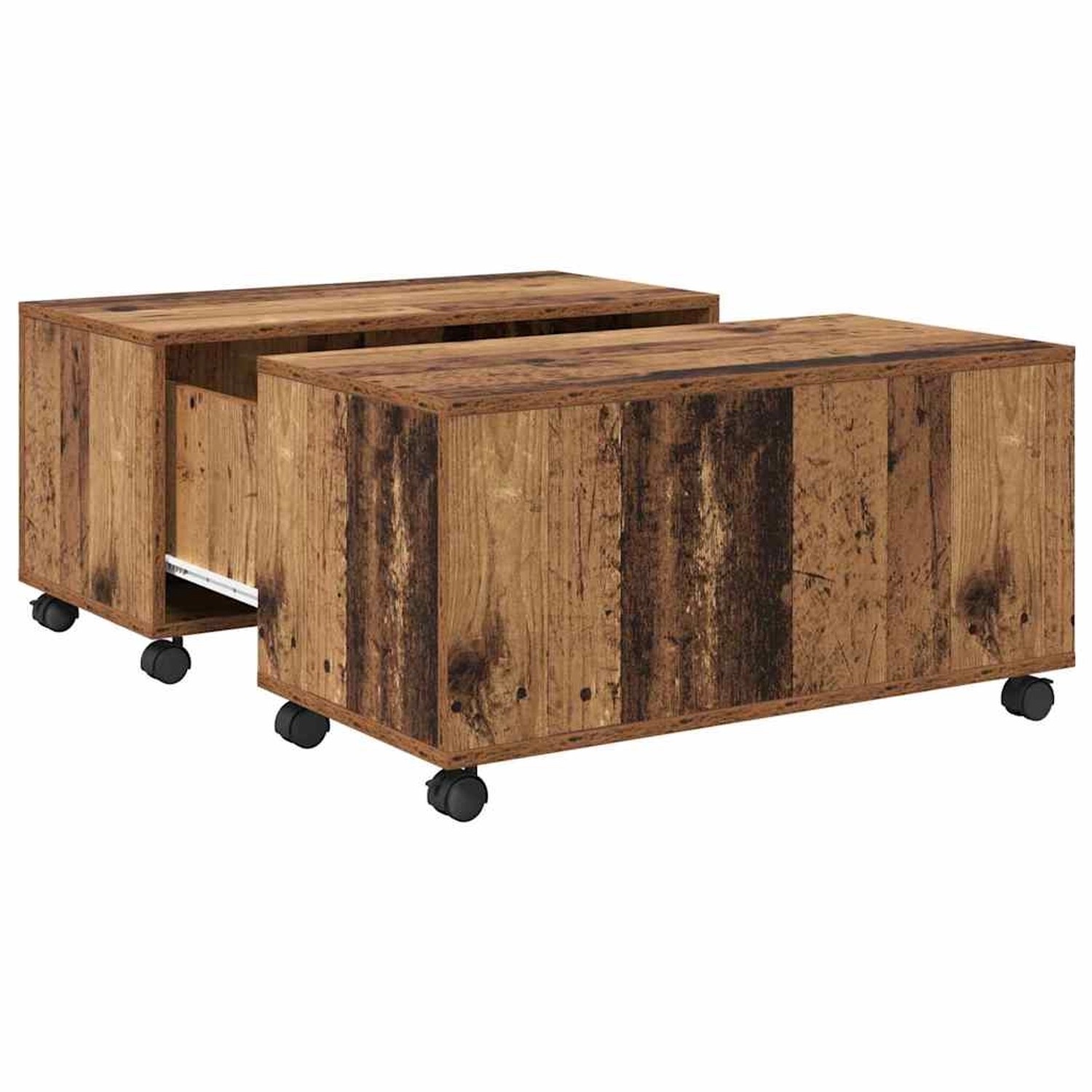 vidaXL Couchtisch Altholz 75 x 75 x 38 cm Holzwerkstoff 875480 von VIDAXL