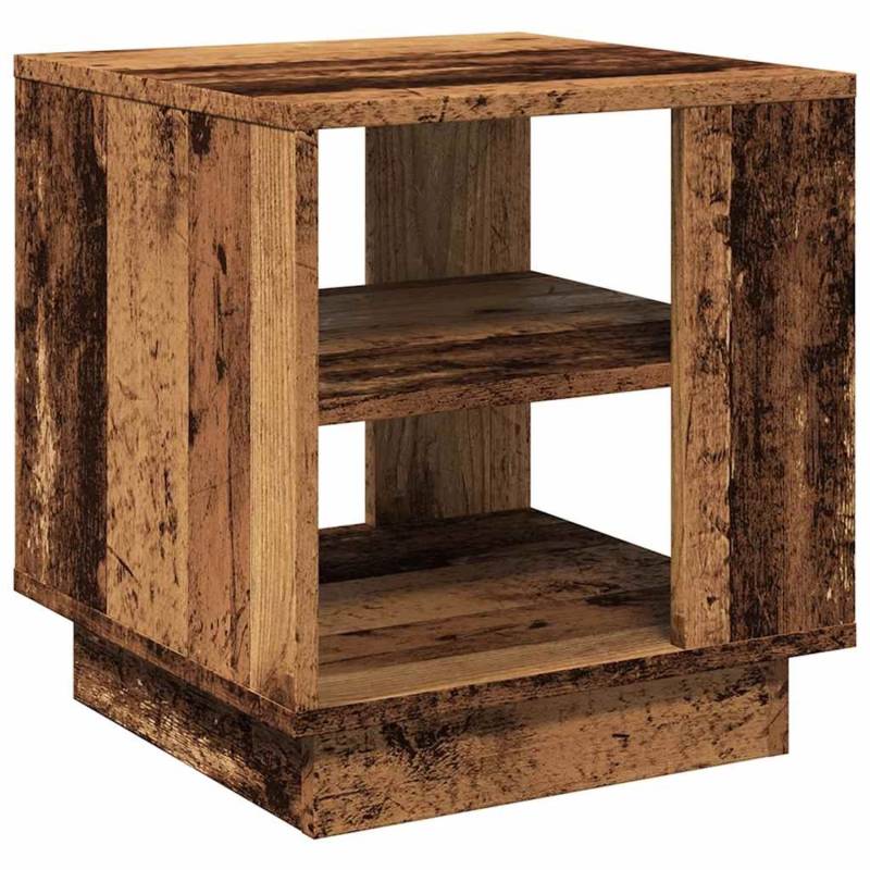 vidaXL Couchtisch Altholz-Optik 40x40x43 cm Holzwerkstoff 856804 von VIDAXL