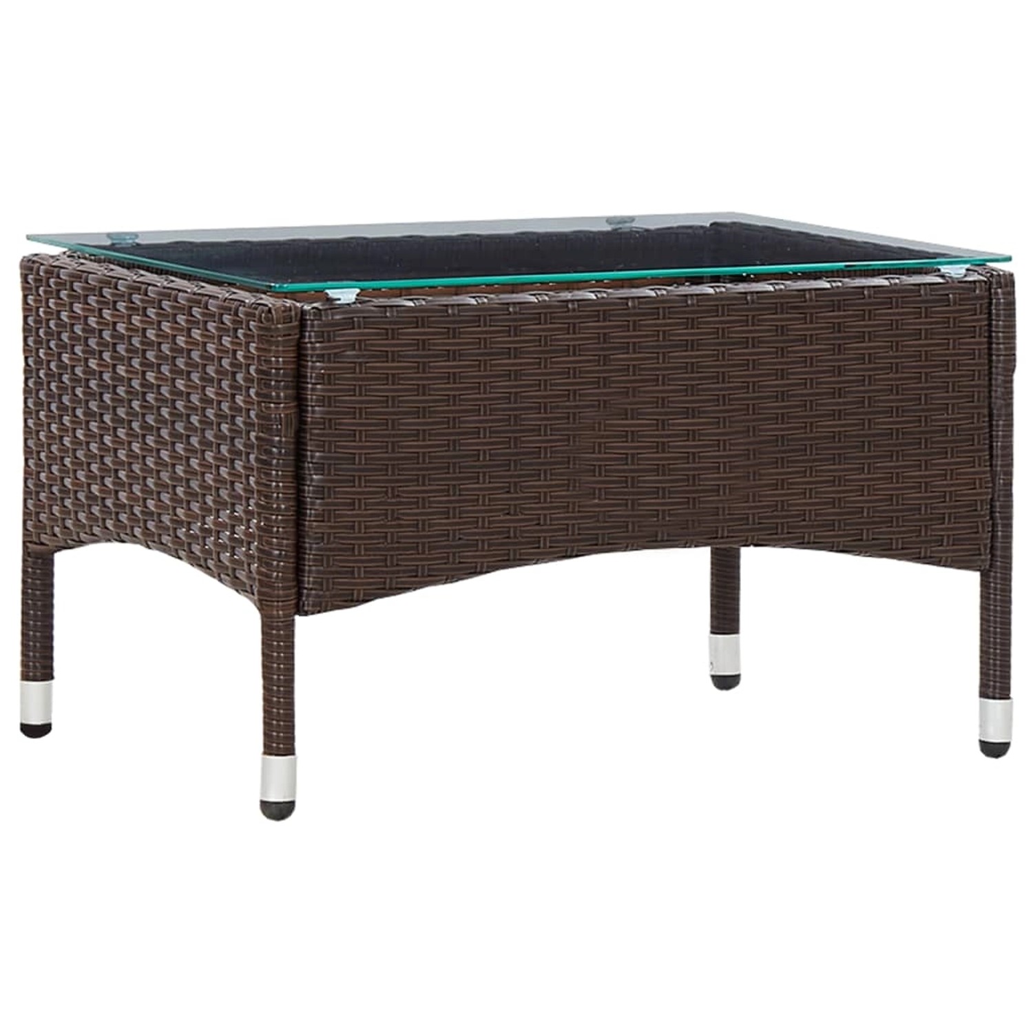 vidaXL Couchtisch Braun 60x40x36 cm Poly Rattan 45906 vidaXL Couchtisch Braun 60x40x36 cm Poly Rattan 45906 von VIDAXL