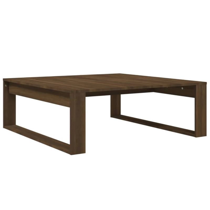 vidaXL Couchtisch Braun Eichen-Optik 100x100x35 cm Holzwerkstoff 816001 von VIDAXL