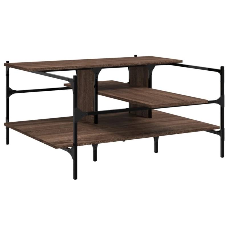 vidaXL Couchtisch Braun Eichen-Optik 100x100x48,5 cm Holzwerkstoff von VIDAXL