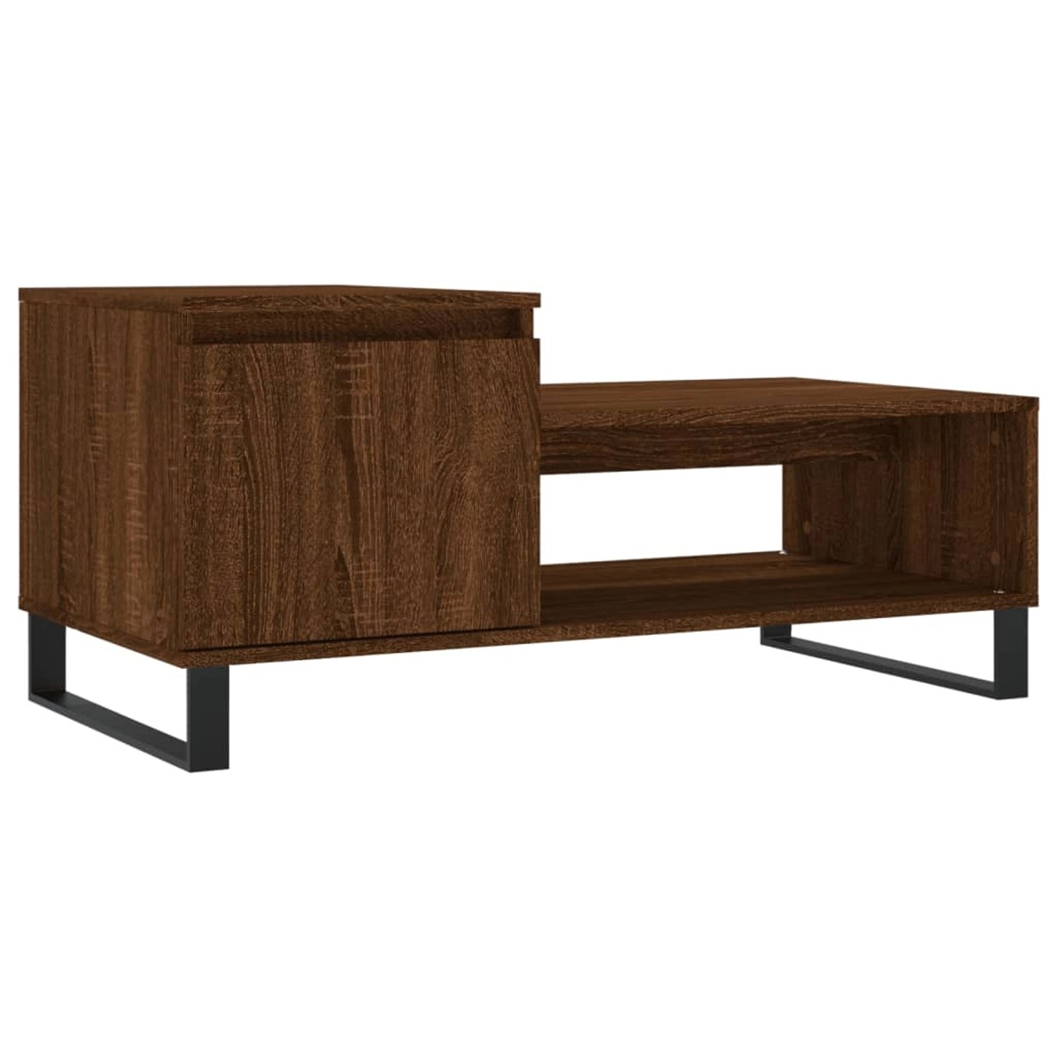 vidaXL Couchtisch Braun Eichen-Optik 100x50x45 cm Holzwerkstoff Modell 5 von VIDAXL