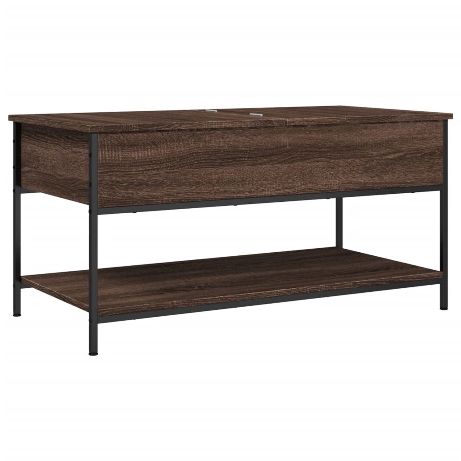vidaXL Couchtisch Braun Eichen-Optik 100x50x50 cm Holzwerkstoff Metall Modell 1 vidaXL Couchtisch Braun Eichen-Optik 100x50x50 cm Holzwerkstoff Metall Modell 1 von VIDAXL