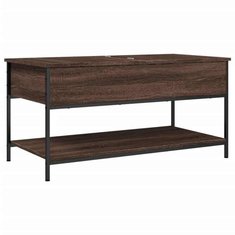 vidaXL Couchtisch Braun Eichen-Optik 100x50x50 cm Holzwerkstoff Metall Modell 1 vidaXL Couchtisch Braun Eichen-Optik 100x50x50 cm Holzwerkstoff Metall Modell 1 von VIDAXL