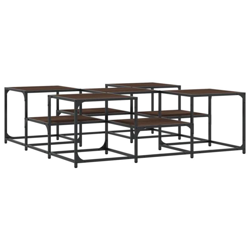 vidaXL Couchtisch Braun Eichen-Optik 121x121x40 cm Holzwerkstoff vidaXL Couchtisch Braun Eichen-Optik 121x121x40 cm Holzwerkstoff von VIDAXL