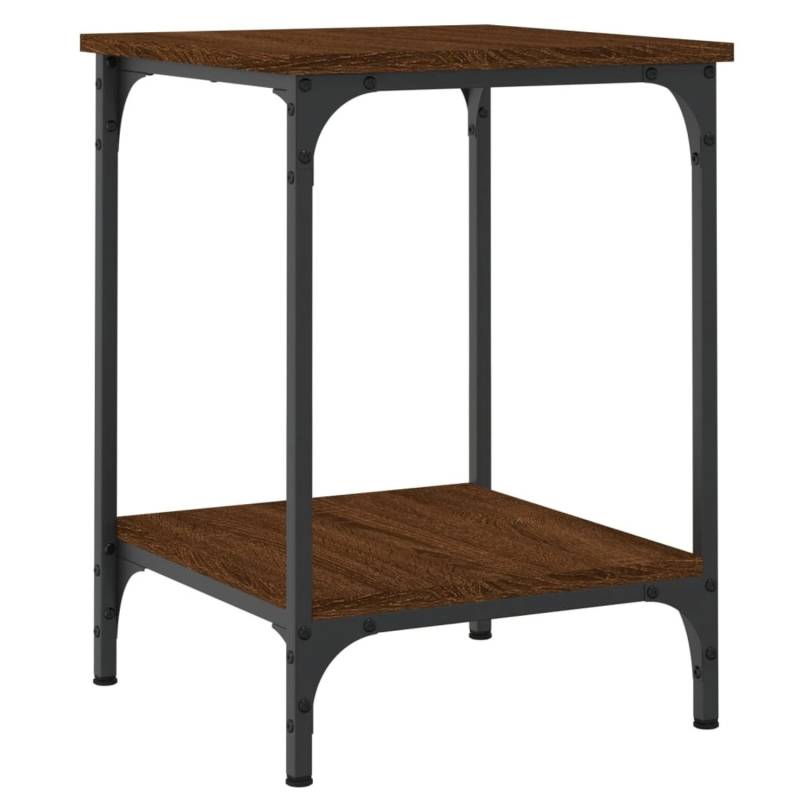 vidaXL Couchtisch Braun Eichen-Optik 40x40x55 cm Holzwerkstoff von VIDAXL
