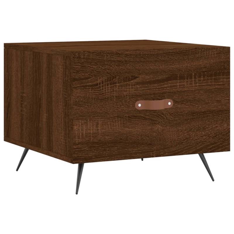 vidaXL Couchtisch Braun Eichen-Optik 50x50x40 cm Holzwerkstoff Modell 2 von VIDAXL