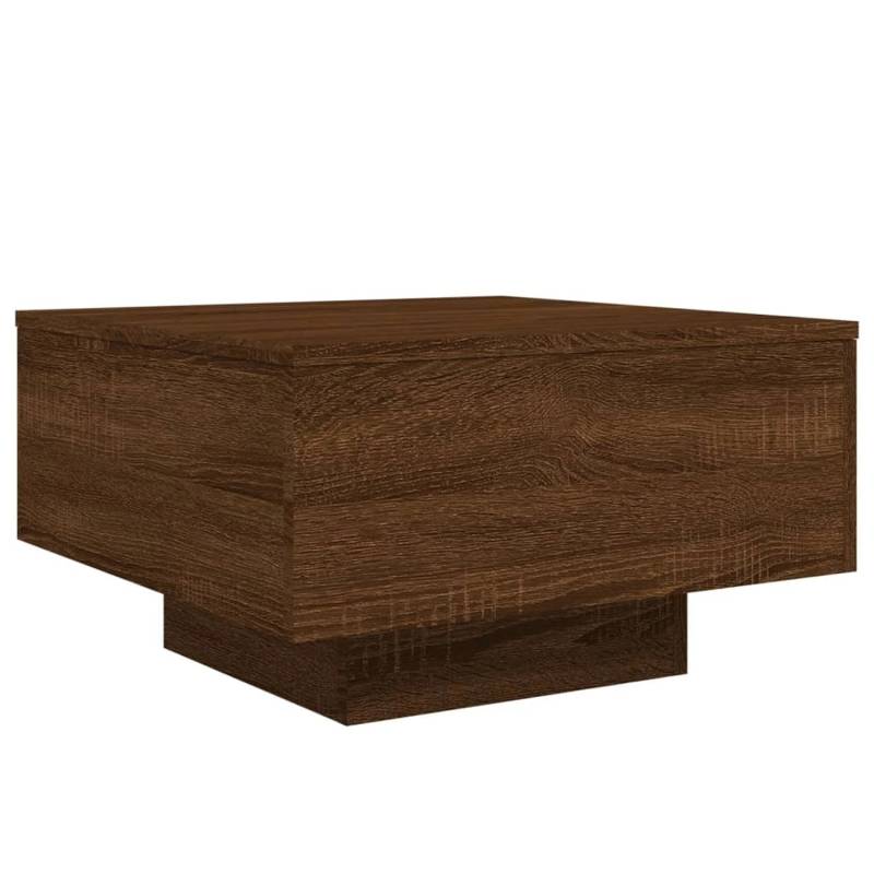 vidaXL Couchtisch Braun Eichen-Optik 55x55x31 cm Holzwerkstoff von VIDAXL