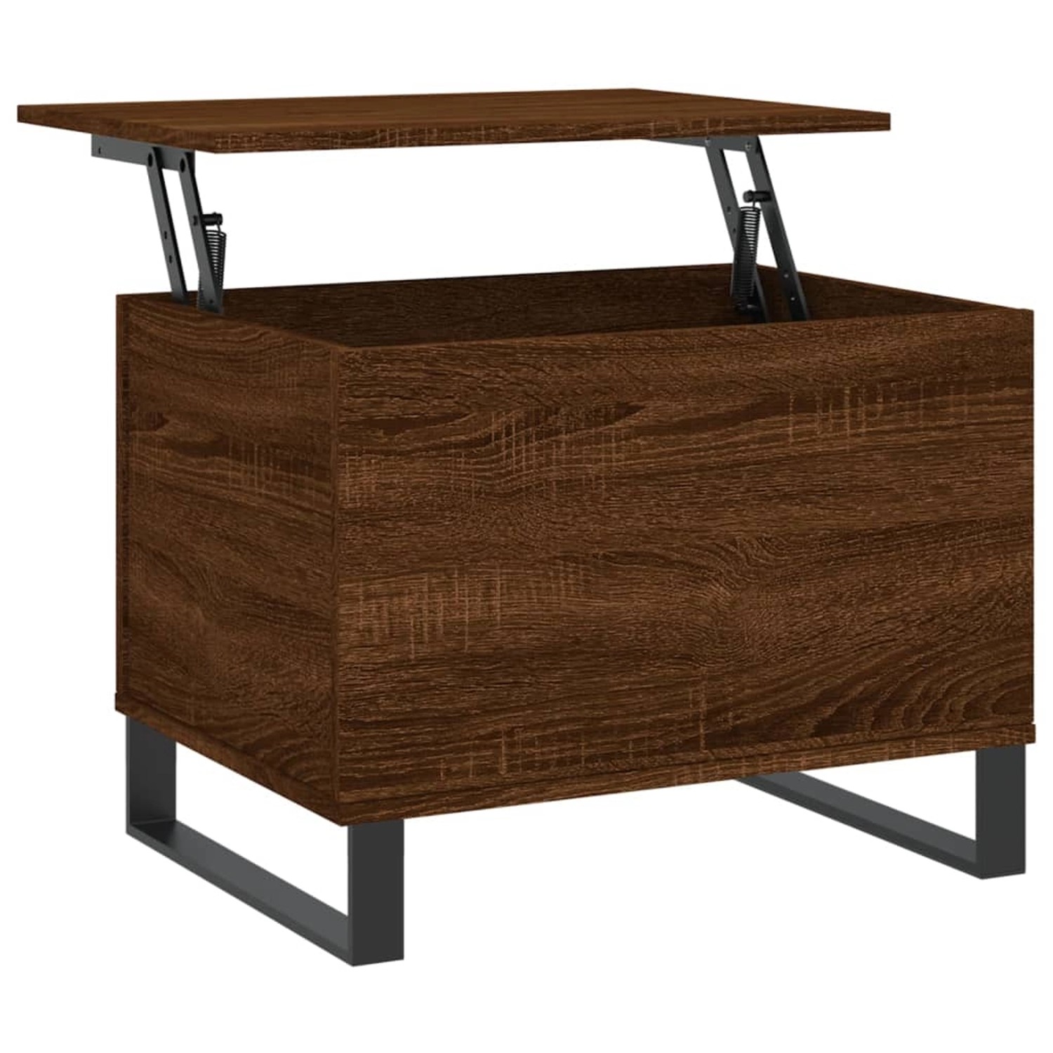 vidaXL Couchtisch Braun Eichen-Optik 60x44,5x45 cm Holzwerkstoff Modell 5 von VIDAXL