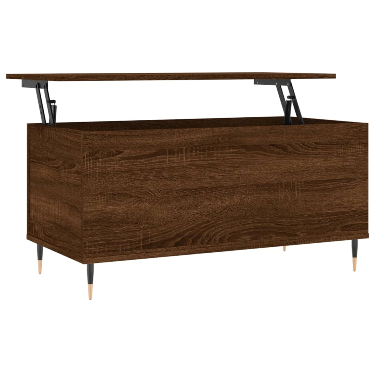 vidaXL Couchtisch Braun Eichen-Optik 90x44,5x45 cm Holzwerkstoff Modell 3 vidaXL Couchtisch Braun Eichen-Optik 90x44,5x45 cm Holzwerkstoff Modell 3 von VIDAXL